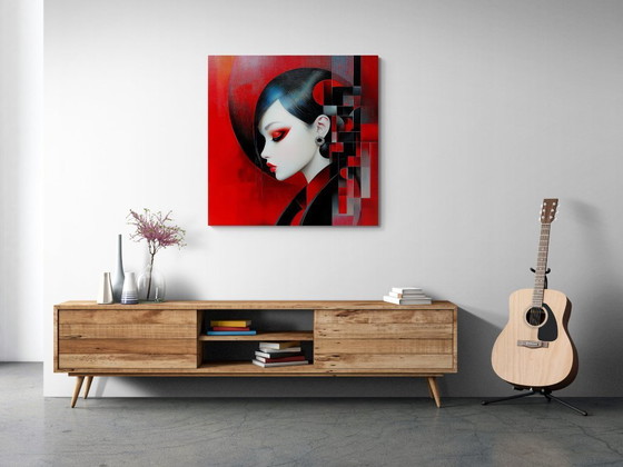 Image 1 of JD Paris - #Neo Red - Artist's Canvas