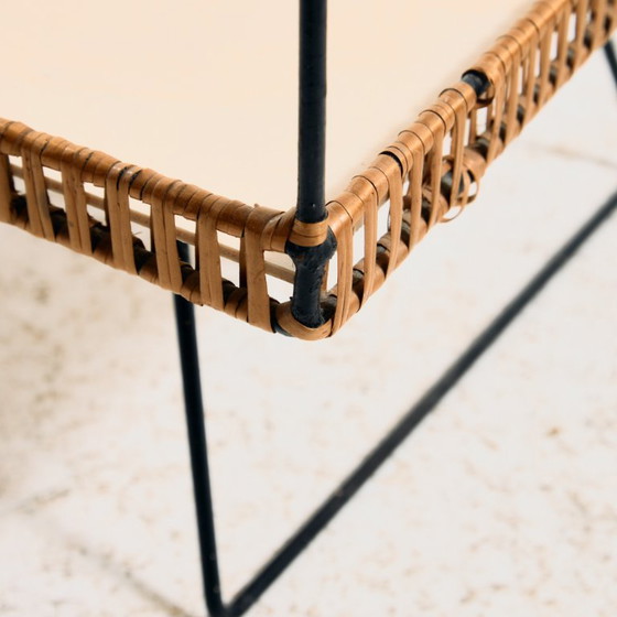 MK11315 Metalen trolley met details van bamboe en riet. – Serveerwagens, Bamboo (photo 10 of 10)