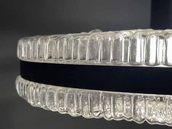 Image 1 of 1960s Plastic Pendant Lamp with Retro Design