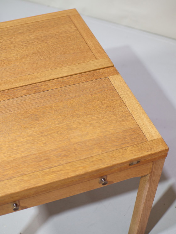 Image 1 of Folding Coffee Table Oak Danish Vintage