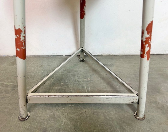 Image 1 of Sgabello da officina industriale grigio, anni '60