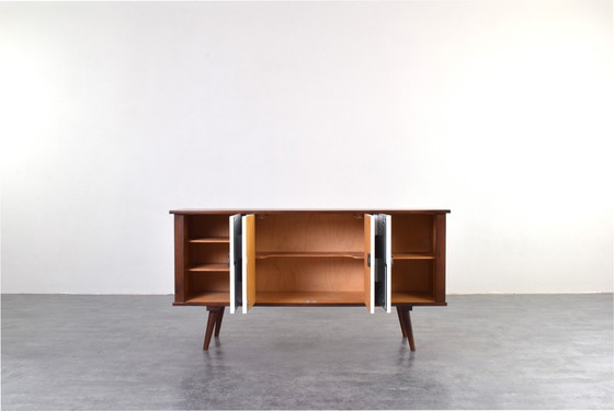 Image 1 of Mid Century Op-Art Sideboard, 1960er Jahre.