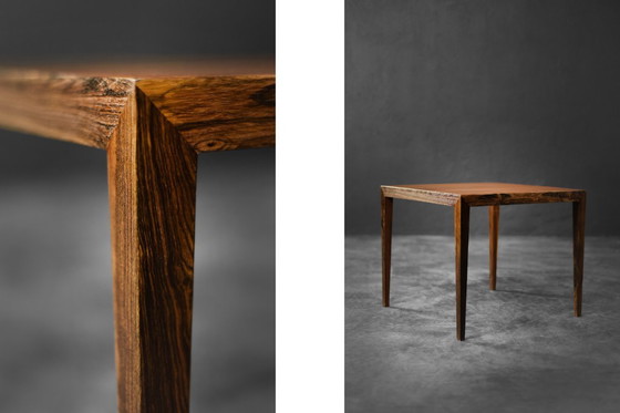Image 1 of Klassischer skandinavischer Mid-Century Couchtisch aus Palisanderholz von Severin Hansen für Haslev Møbelfabrik, 1960er Jahre