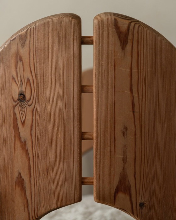 Image 1 of Vintage Danish Pine Dining Chairs (Set of 4) | Niels Koefoed Style | Rustic Scandinavian Modern | 1970s–80s