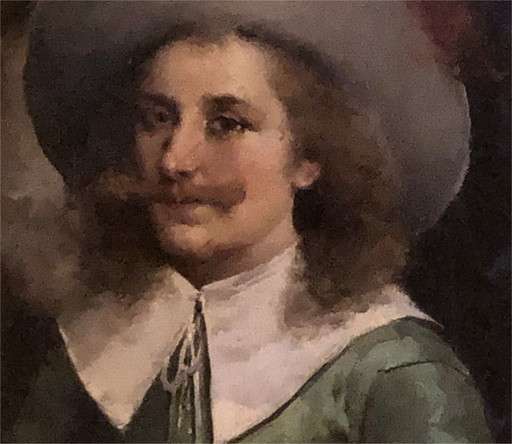 Oil on panel by François Maury (1861–1933) Portrait of a Musketeer – French School, late 19th century