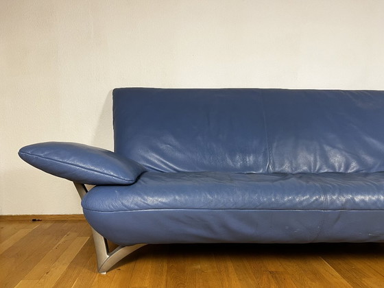 Image 1 of Rolf-Benz Designer Sofa - Echtleder, top Zustand - Lieferung mgl.