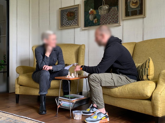 Image 1 of Juego de 2 sillones orejeros de diseño - Dazzling by van Buuren