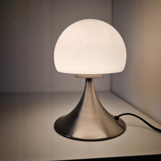 Image 1 of Set di 2 lampade a fungo vintage con luci notturne a sfioramento