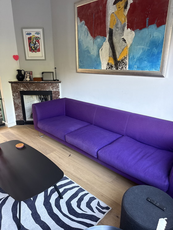 Image 1 of Paarse Capellini 3-zits bank