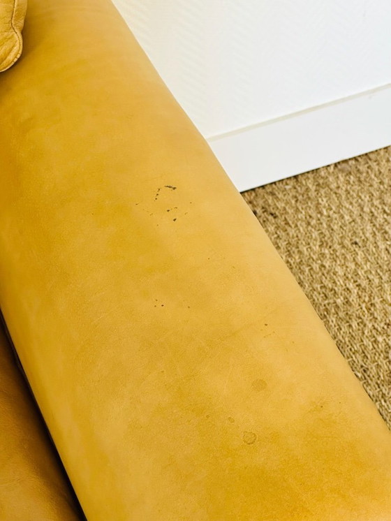 Image 1 of Ensemble de salon complet en cuir naturel et chêne, 1960, Set de 3