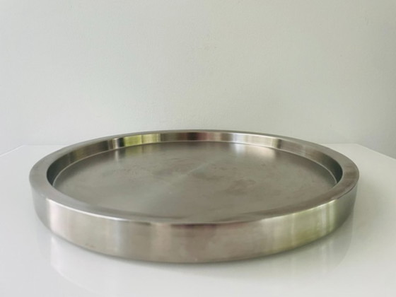 Image 1 of Bandeja/plato de servir de diseño de acero inoxidable