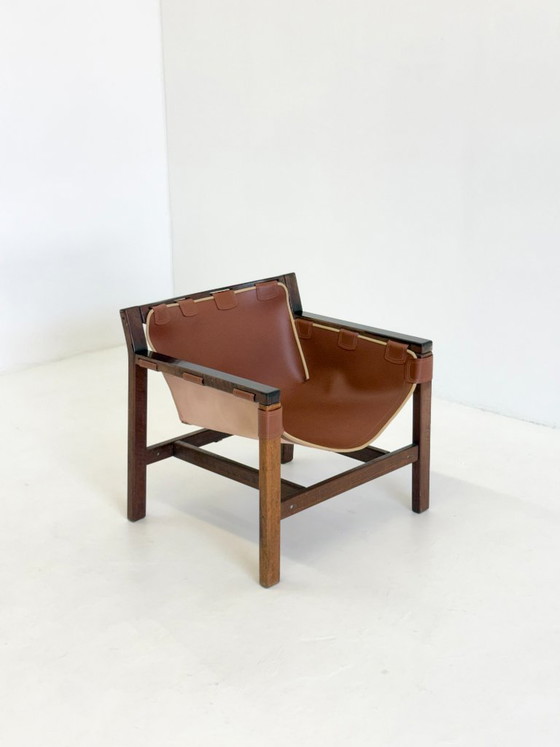 Fauteuils Safari Lounge de Carlo Hauner pour Forma – Wood, Leather (photo 15 of 19)