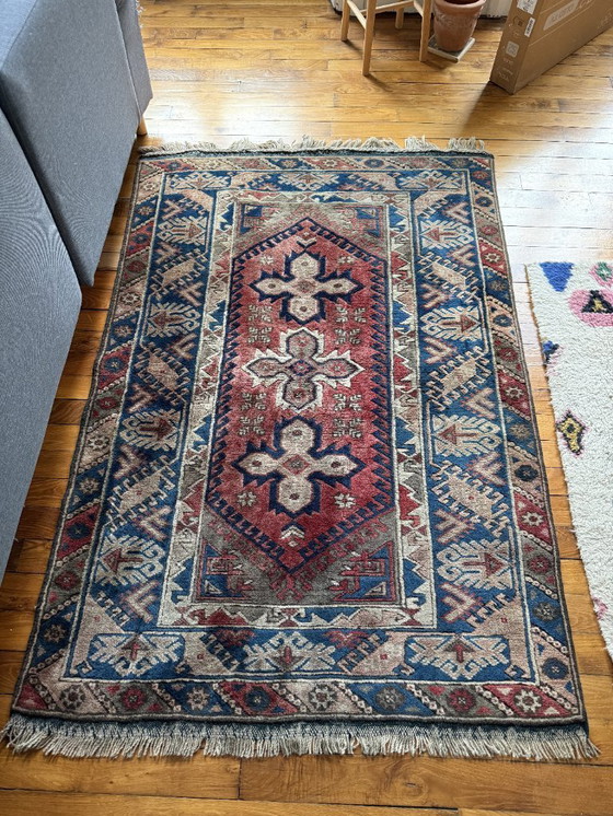 Image 1 of Handwoven wool rug, nige kars