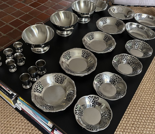 Collection of vintage Alessi tableware
