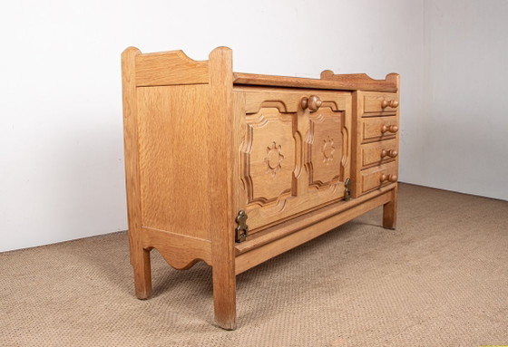 Image 1 of Oak sideboard by Guillerme and Chambron for Votre Maison 1960.