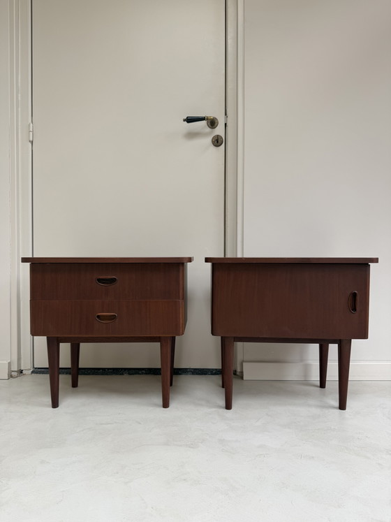 Image 1 of Comodini vintage in teak