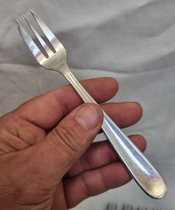 Image 1 of Christofle Art Deco Cake Forks