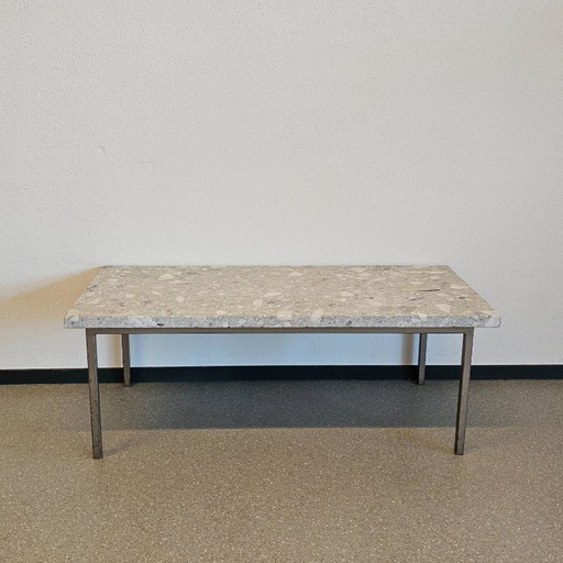 Mesa de centro de mármol vintage