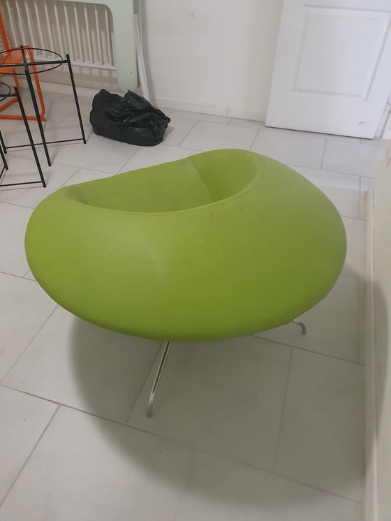 Image 1 of Artifort Lounge Armchair Green Kirk De René Holten