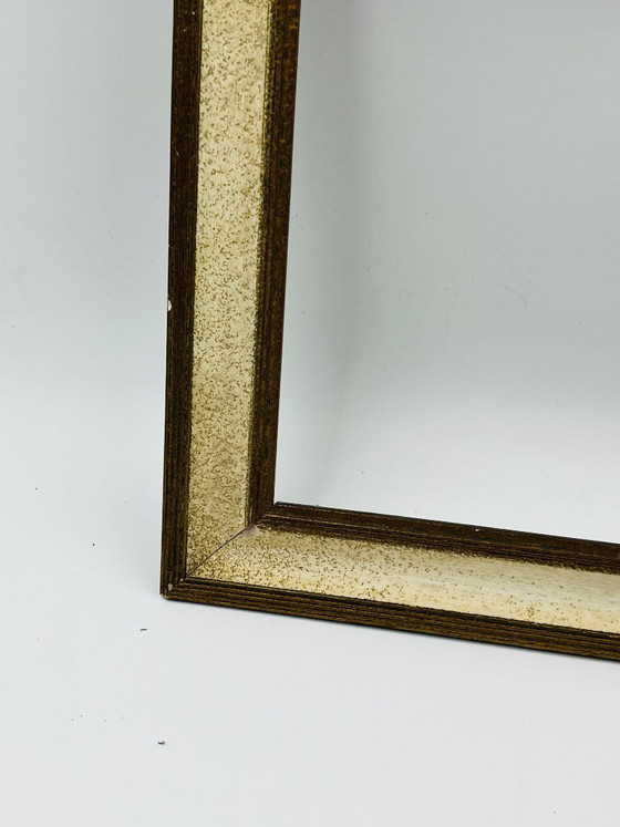 Image 1 of Vintage cream and old gold frame