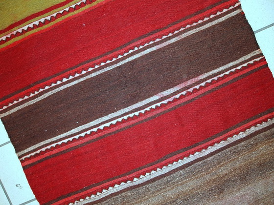 Image 1 of Tappeto kilim persiano vintage Ardabil fatto a mano, 80 cm x 290 cm, anni '50 - 1C355