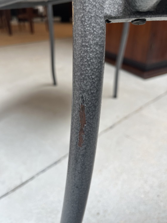 Stalen stoelen uit de jaren 80 – Eetkamerstoelen, Metal (photo 8 of 8)