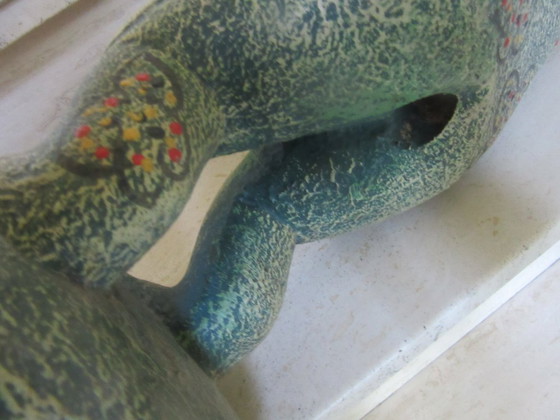 Image 1 of FIGURINE DE GRENOUILLE FAITE MAIN STYLE MODERNE DU MILIEU DU SIÈCLE