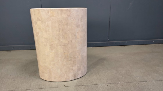 Image 1 of Vintage tessellated stone sideboard chest of drawers by Maitland Smith, 1980s