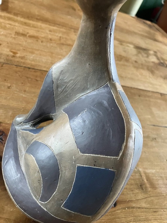 Handmade Sculpture of a Cat – Ceramic (photo 3 of 8)