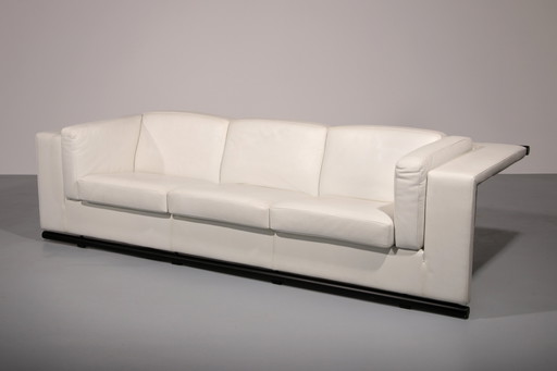 Canapé blanc extrêmement rare conçu par Paolo Piva pour De Sede Swiss 1980