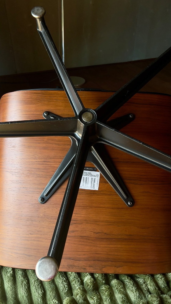 Herman Miller Eames Lounge Chair & Ottoman anni '60 – Poltrone, Pelle, Velluto (photo 7 of 13)