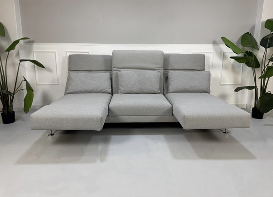 Image 1 of Sofá cama de 3 plazas Brühl Moule, color gris, de diseño
