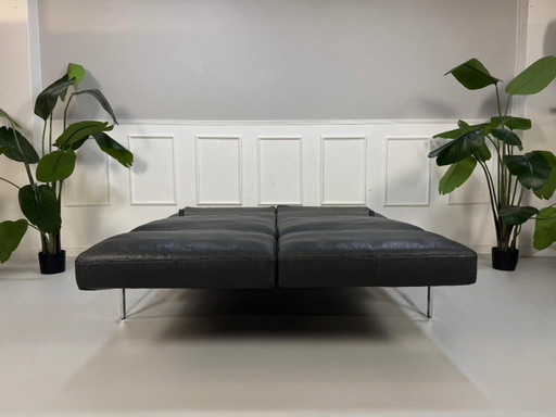 Brühl Roro Soft Sofa Leder Grau Anthrazit Schlafsofa