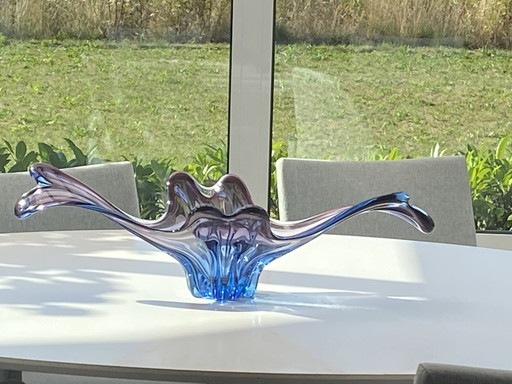 Enorme vintage Murano-centerpiece of fruitschaal