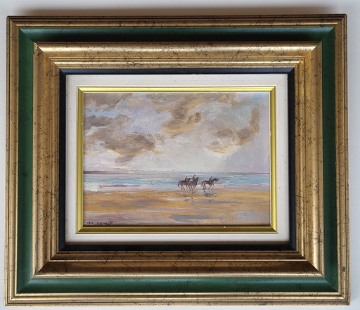 Cavalières En Bort De Mer