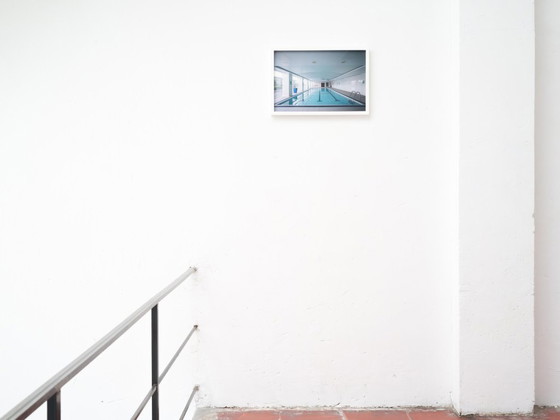 Image 1 of Empty Swimming Pool — color framed photograph 40x60cm