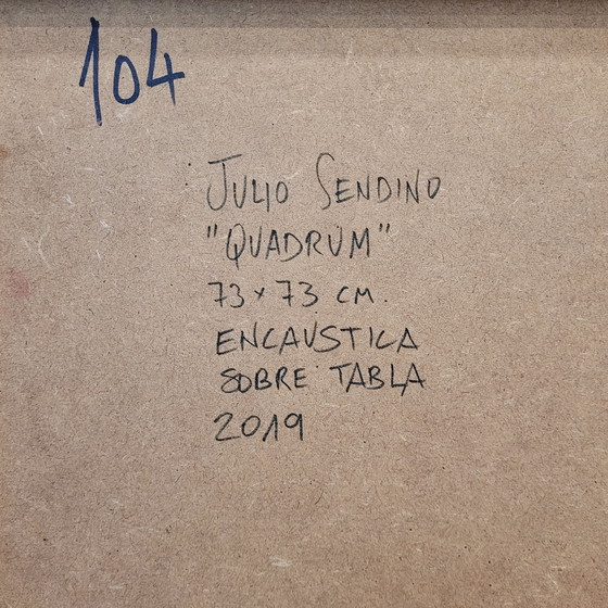 Image 1 of Acqua encaustica “Qvadrum”, Julio Sendino, 2019 - Arte contemporanea