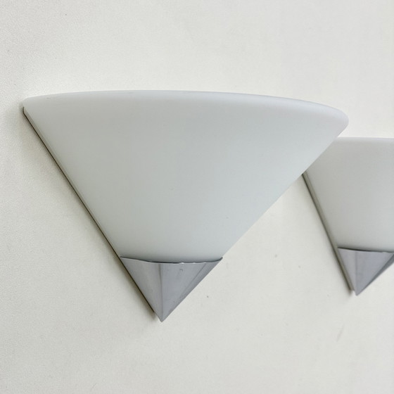 Image 1 of Set of 2 Limburg Glashütte Wall Lamps Sconce, 1970s