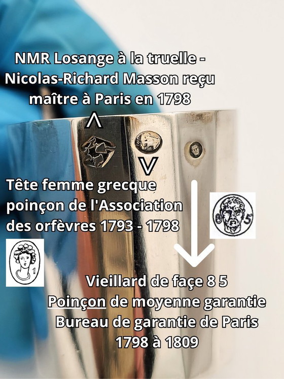 Image 1 of Cabaret Empire 18ème argent massif - Nicolas-Richard Masson orfèvre à Paris