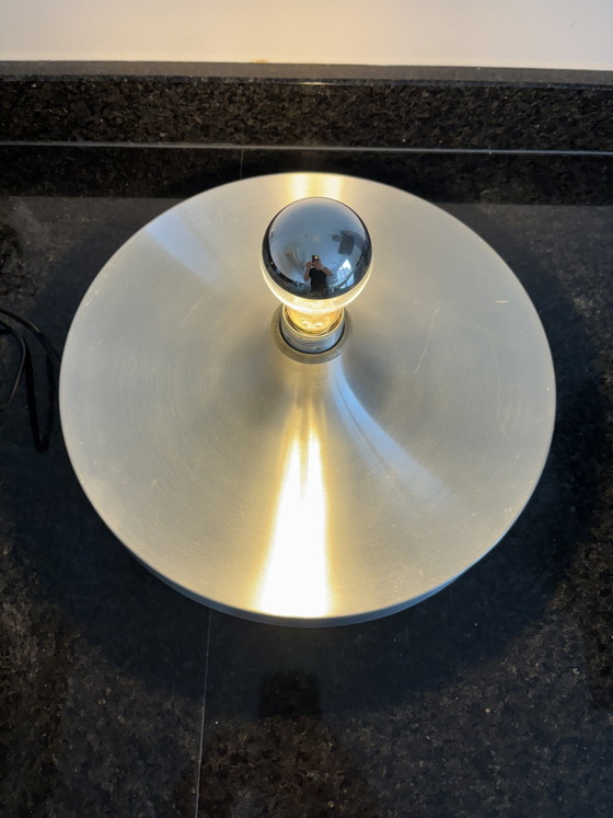 Vintage Space Age Ceiling or Wall light Discus 60s/70s – Aluminium (photo 2 of 11)