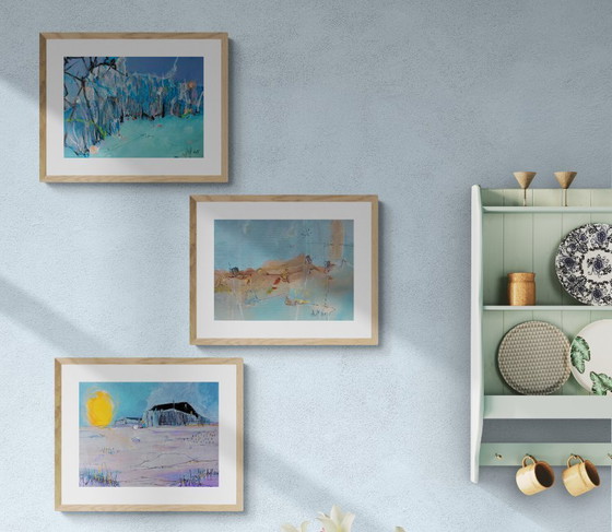 Image 1 of 3X mixed media - Blues