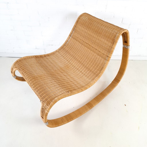 Fauteuil à bascule vintage James Irvine Ikea