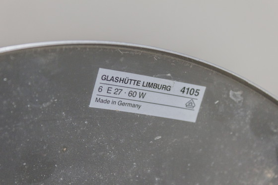 Image 1 of 1 of 2 XXL Glashütte Limburg pendant lamp - model 4105 - 1970s vintage