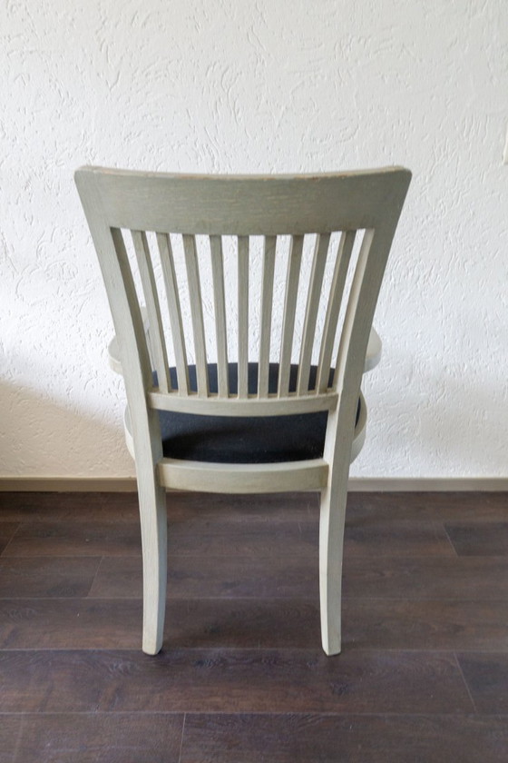 Image 1 of Set aus 4 luxuriösen Esszimmerstühlen – Design Schmieden – Massivholz