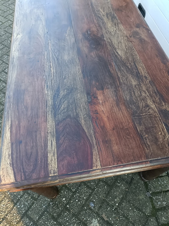 Image 1 of Antique teak dining table