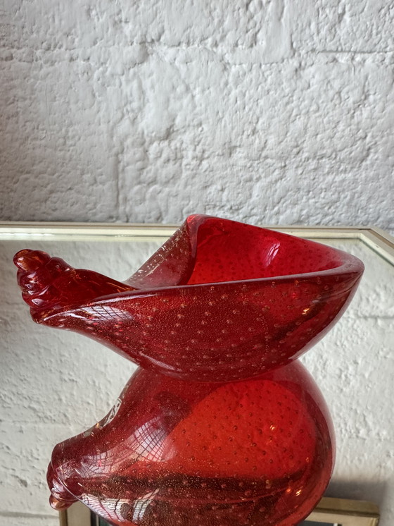 Image 1 of Murano Sommerso pocket emptier from the 70s