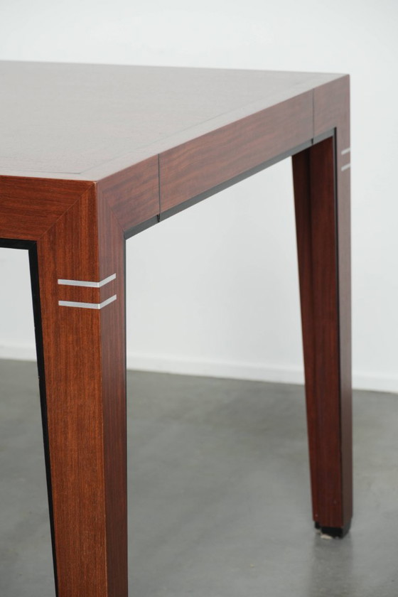 Image 1 of Beautiful, spacious 6-person Art Deco design dining table by Schuitema from the Decoforma series with unique details.