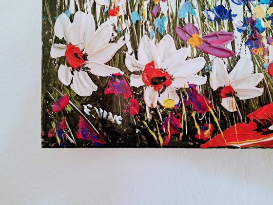 Evelina Vine - Flower Tango - Artist's Painting – Paintings & Drawings, Canvas (photo 6 of 9)