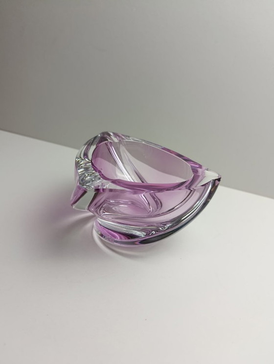 Vide-Poche - Val Saint Lambert - Belgique - R. Delvenne, Circa: 1950 – Bols, Glass (photo 6 of 7)