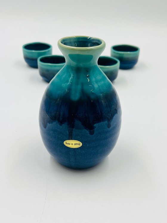 Mino Seiryu ceramic Japanese sake set – Crockery (photo 4 of 11)